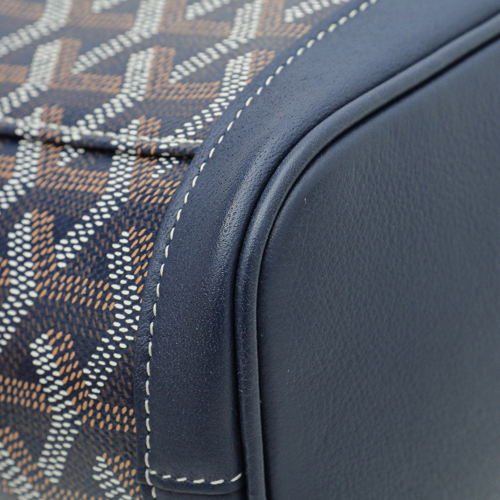 Goyard Blue Goyardine Sac Alpin Mini Backpack Bag
