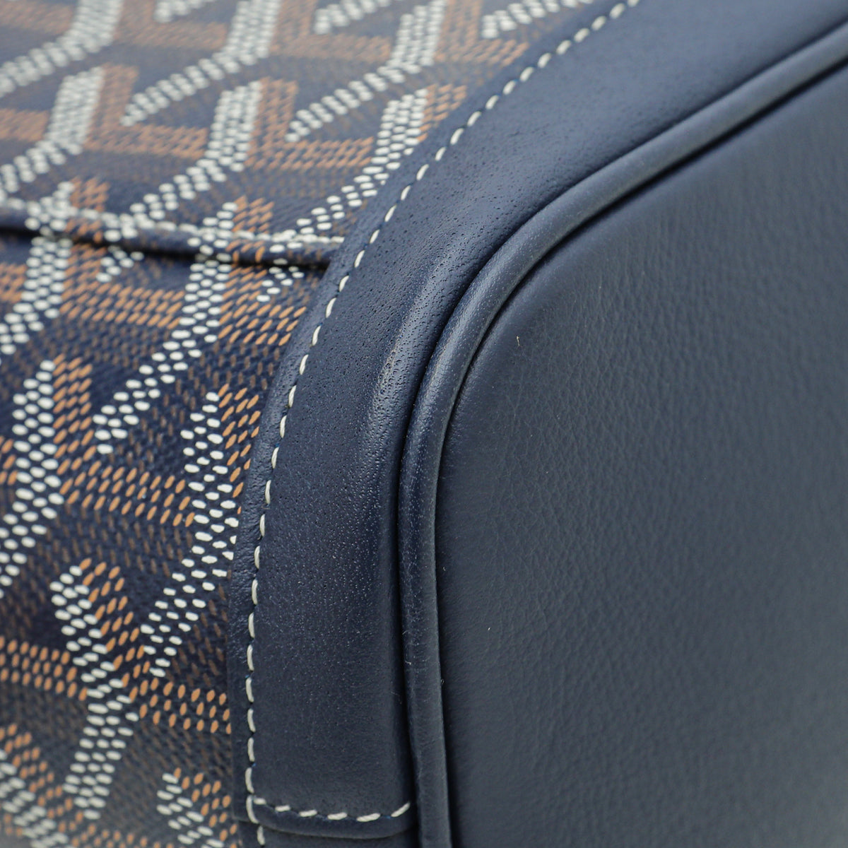 Goyard Blue Goyardine Sac Alpin Mini Backpack Bag