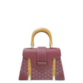 Goyard Burgundy Goyardine Saigon PM Bag