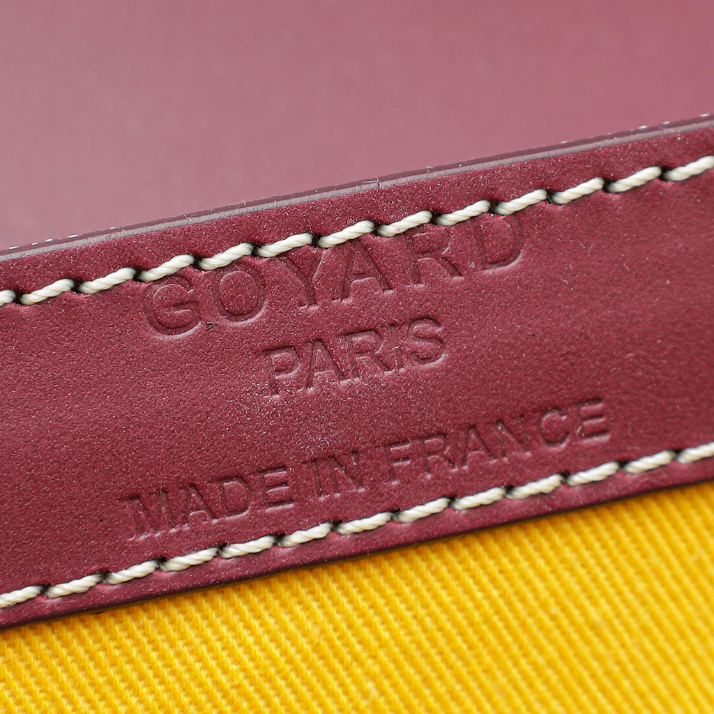 Goyard Burgundy Goyardine Saigon PM Bag