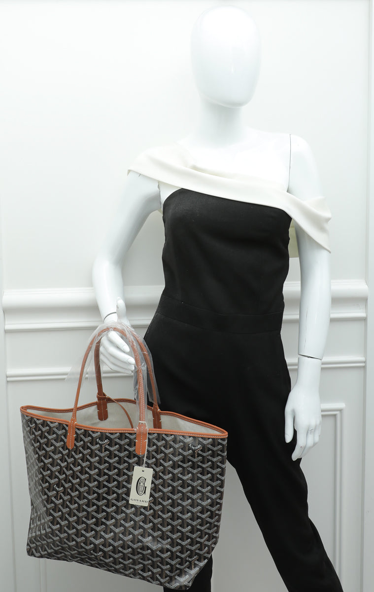 Goyard Bicolor Goyardine Saint Louis PM Bag