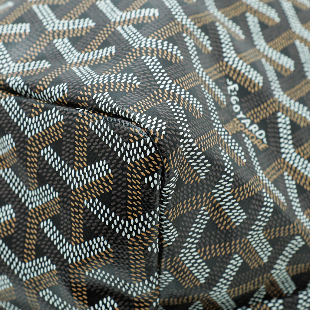 Goyard Black Goyardine Saint Louis PM Bag