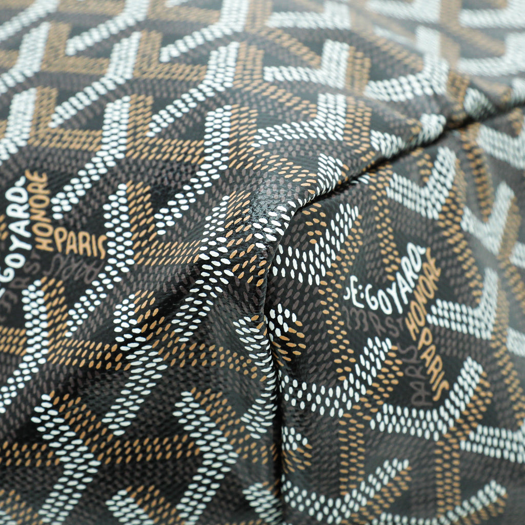 Goyard Black Goyardine Saint Louis PM Bag