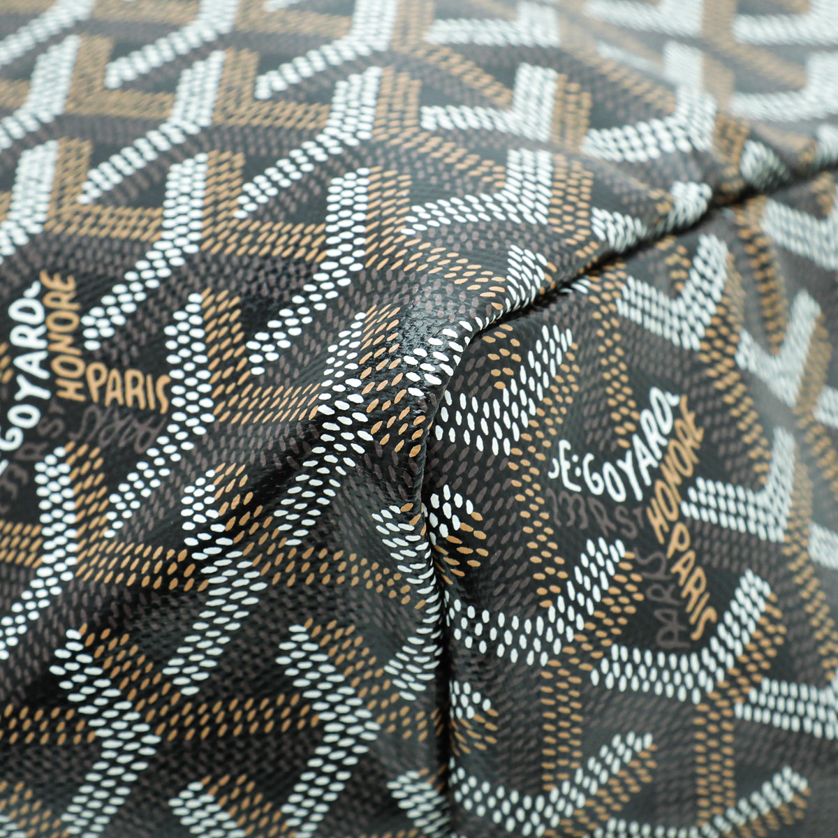 Goyard Black Goyardine Saint Louis PM Bag