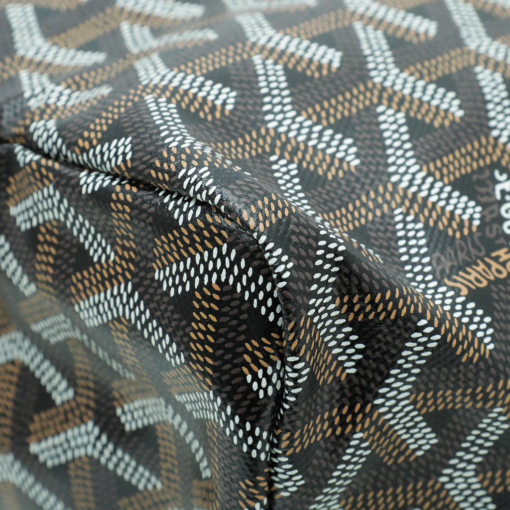 Goyard Black Goyardine Saint Louis PM Bag