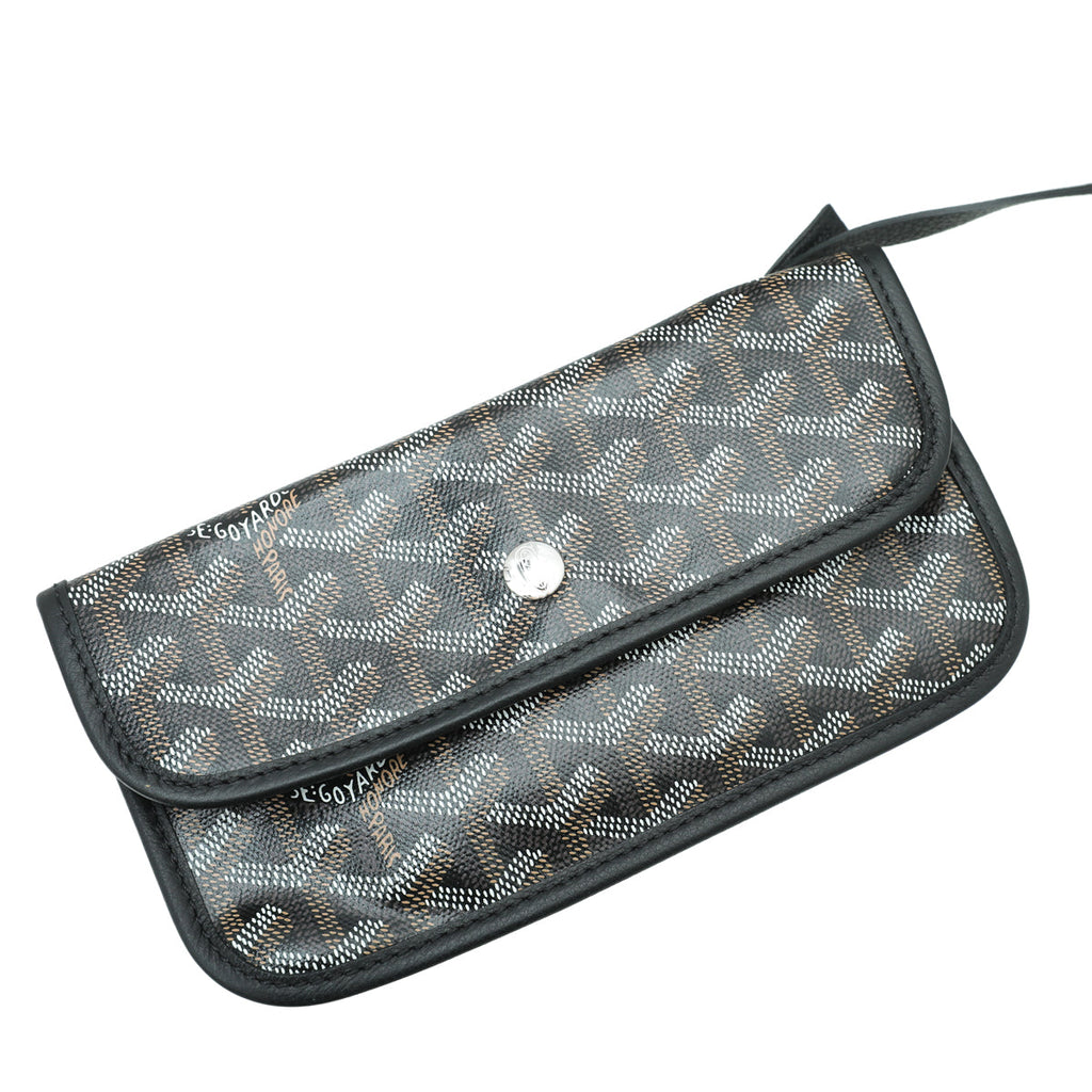 Goyard Black Goyardine Saint Louis PM Bag