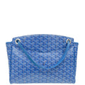 Goyard Blue Goyardine Rouette Souple Tote Bag