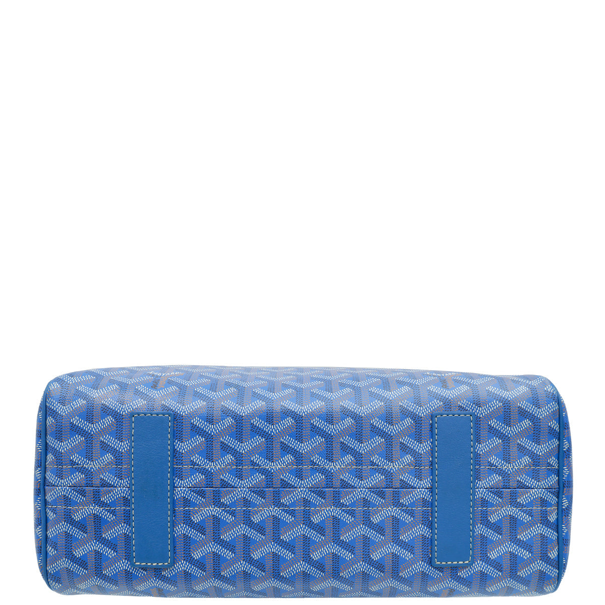 Goyard Blue Goyardine Rouette Souple Tote Bag