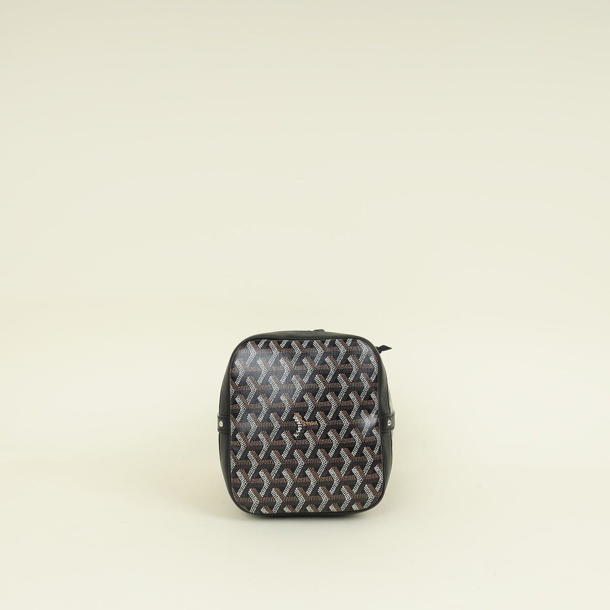 Goyard Black Goyardine Petit Flot PM Bucket Bag