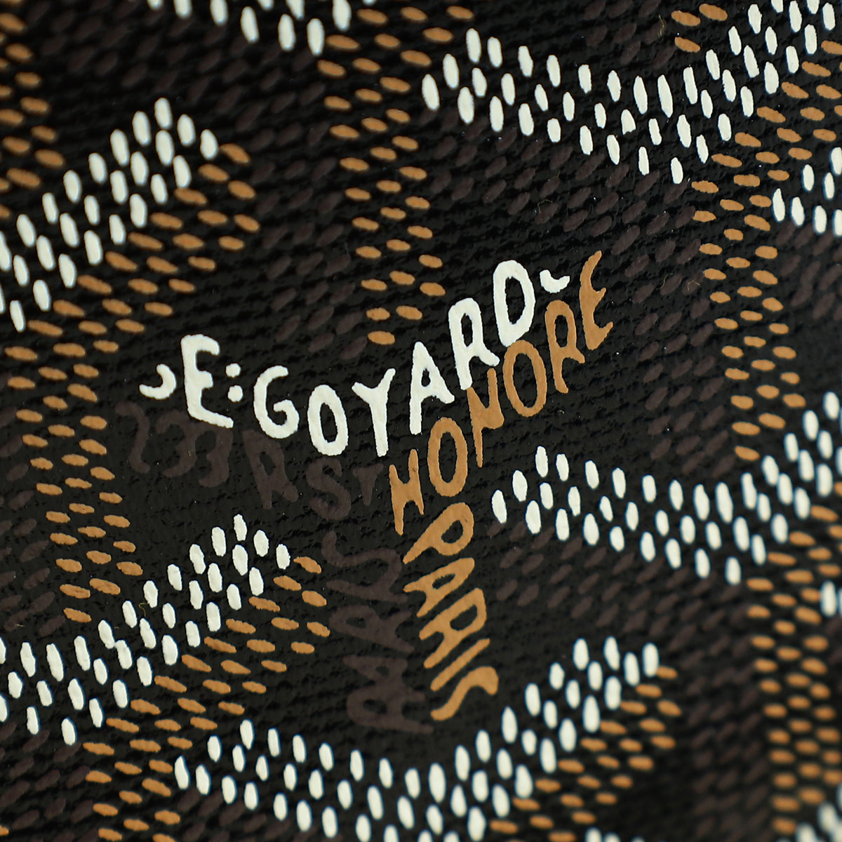 Goyard Black Goyardine Petit Flot PM Bucket Bag