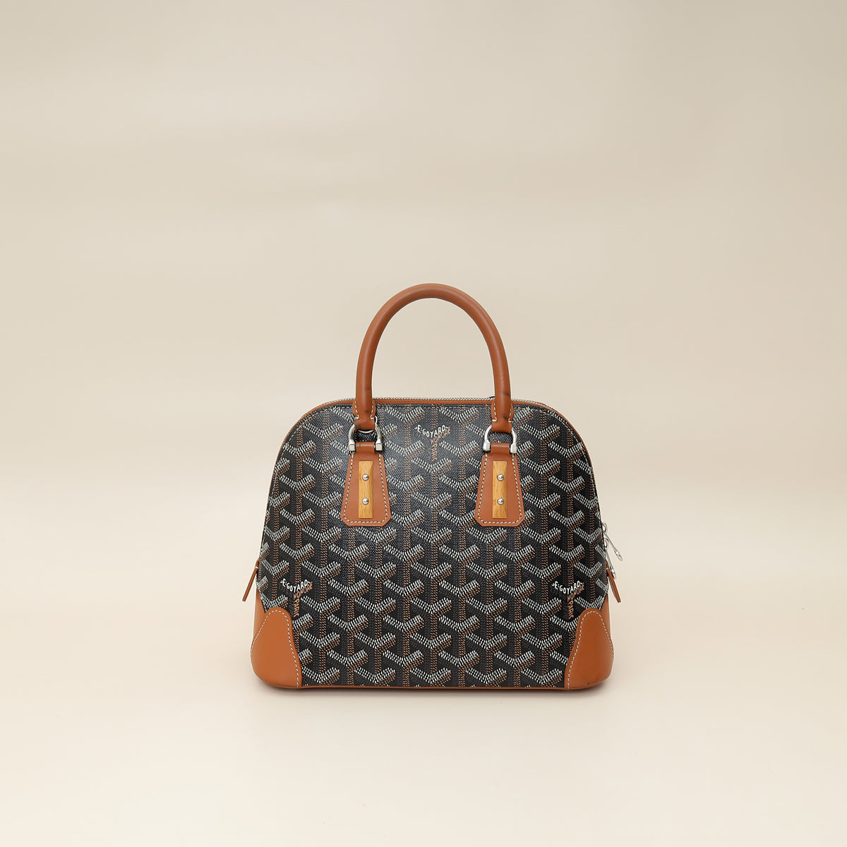 Goyard Bicolor Goyardine Vendome Mini Bag