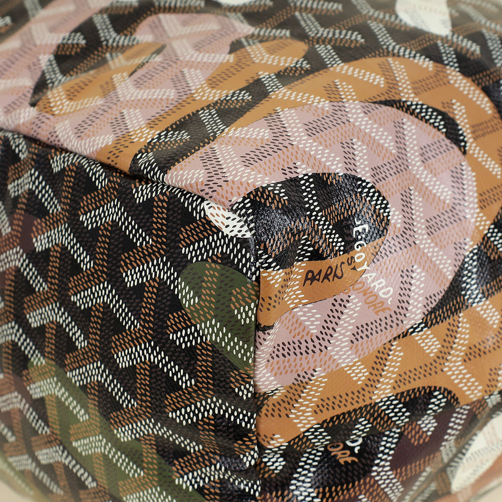 Goyard Black Multicolor Ltd. Ed. Lettres Camouflage Saint Louis PM Bag