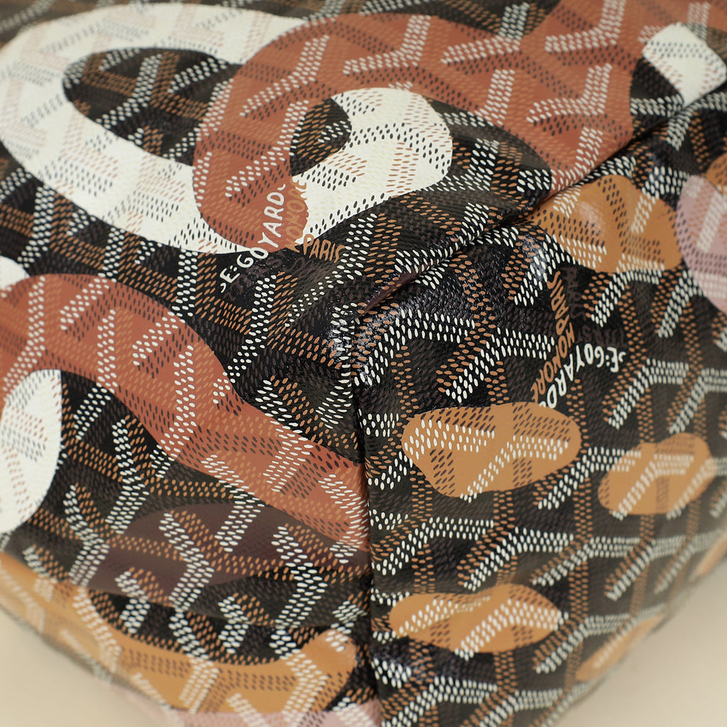 Goyard Black Multicolor Ltd. Ed. Lettres Camouflage Saint Louis PM Bag