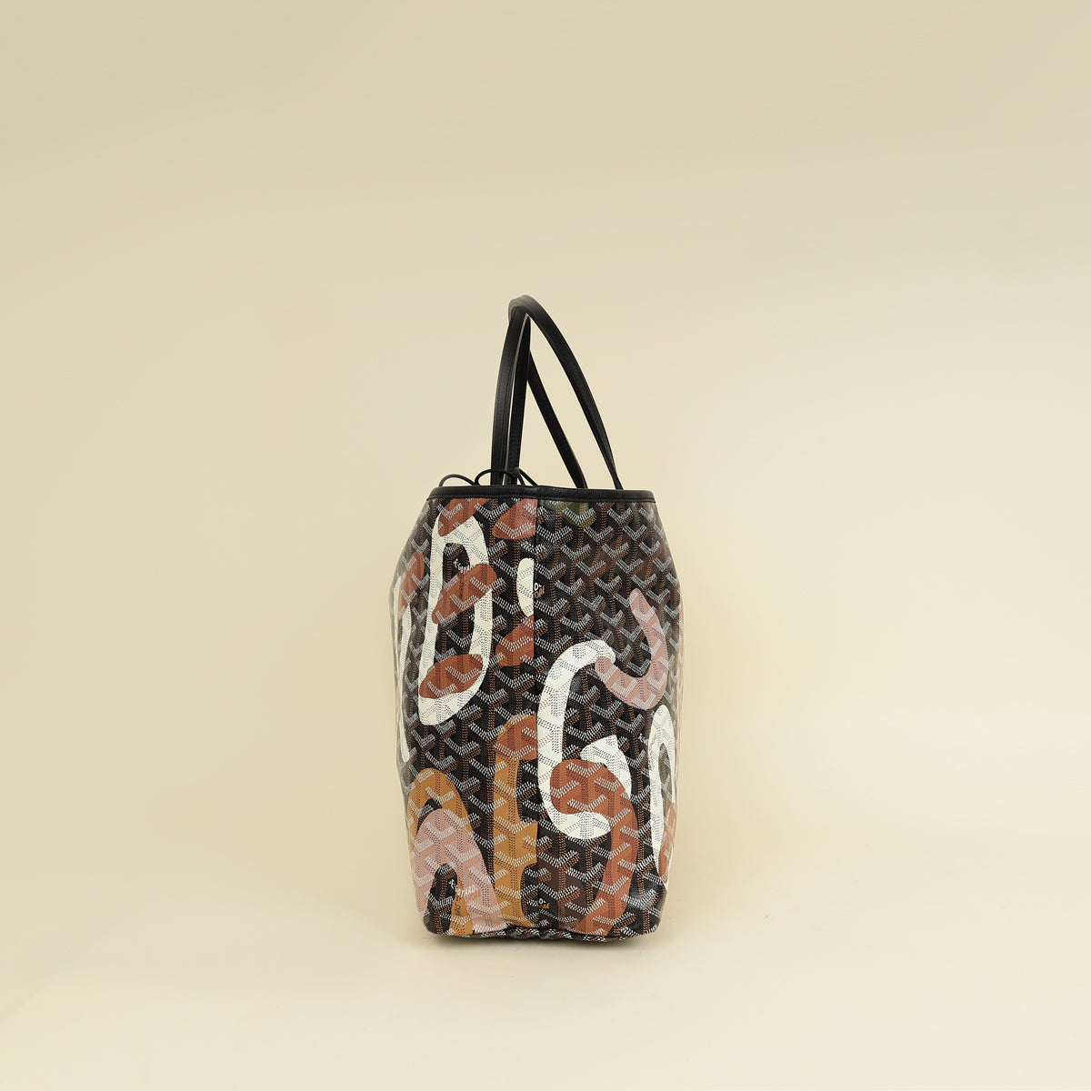 Goyard Black Multicolor Ltd. Ed. Lettres Camouflage Saint Louis PM Bag