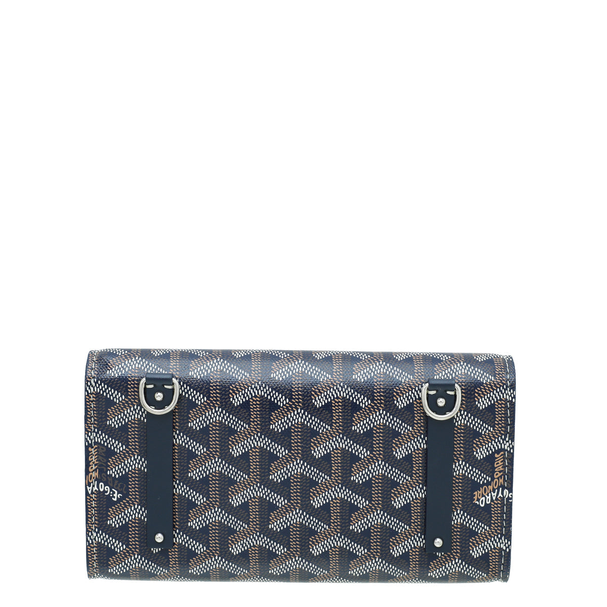 Goyard Blue Monte-Carlo Mini Case w/Strap