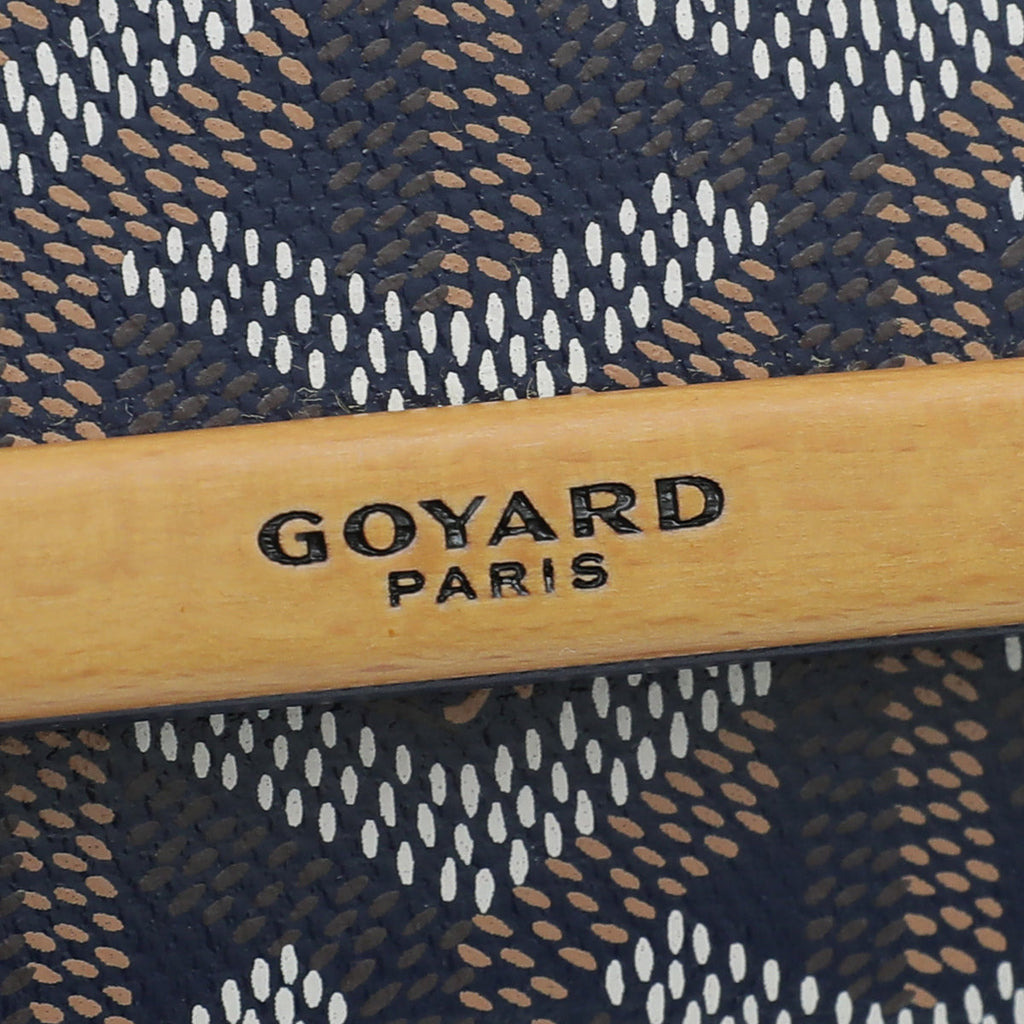 Goyard Blue Monte-Carlo Mini Case w/Strap