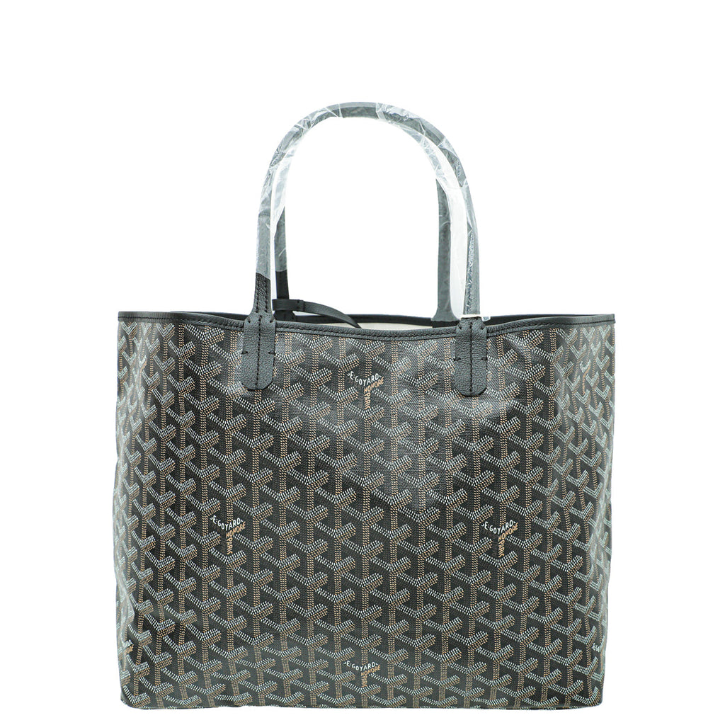 Goyard Black Goyardine Saint Louis PM Bag