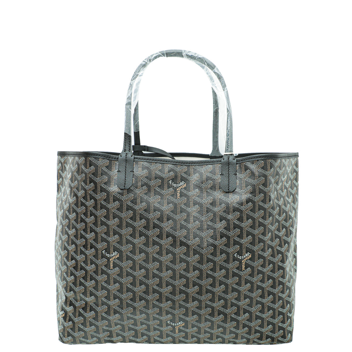 Goyard Black Goyardine Saint Louis PM Bag
