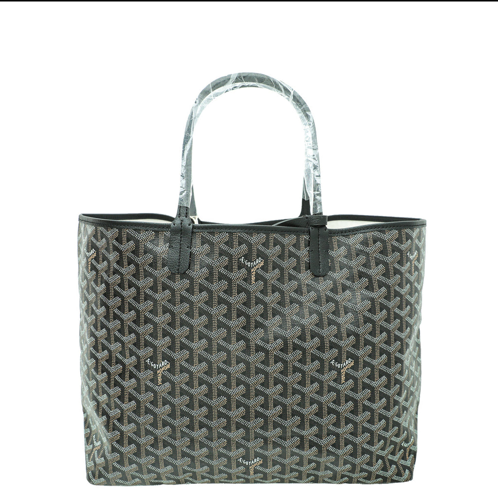 Goyard Black Goyardine Saint Louis PM Bag