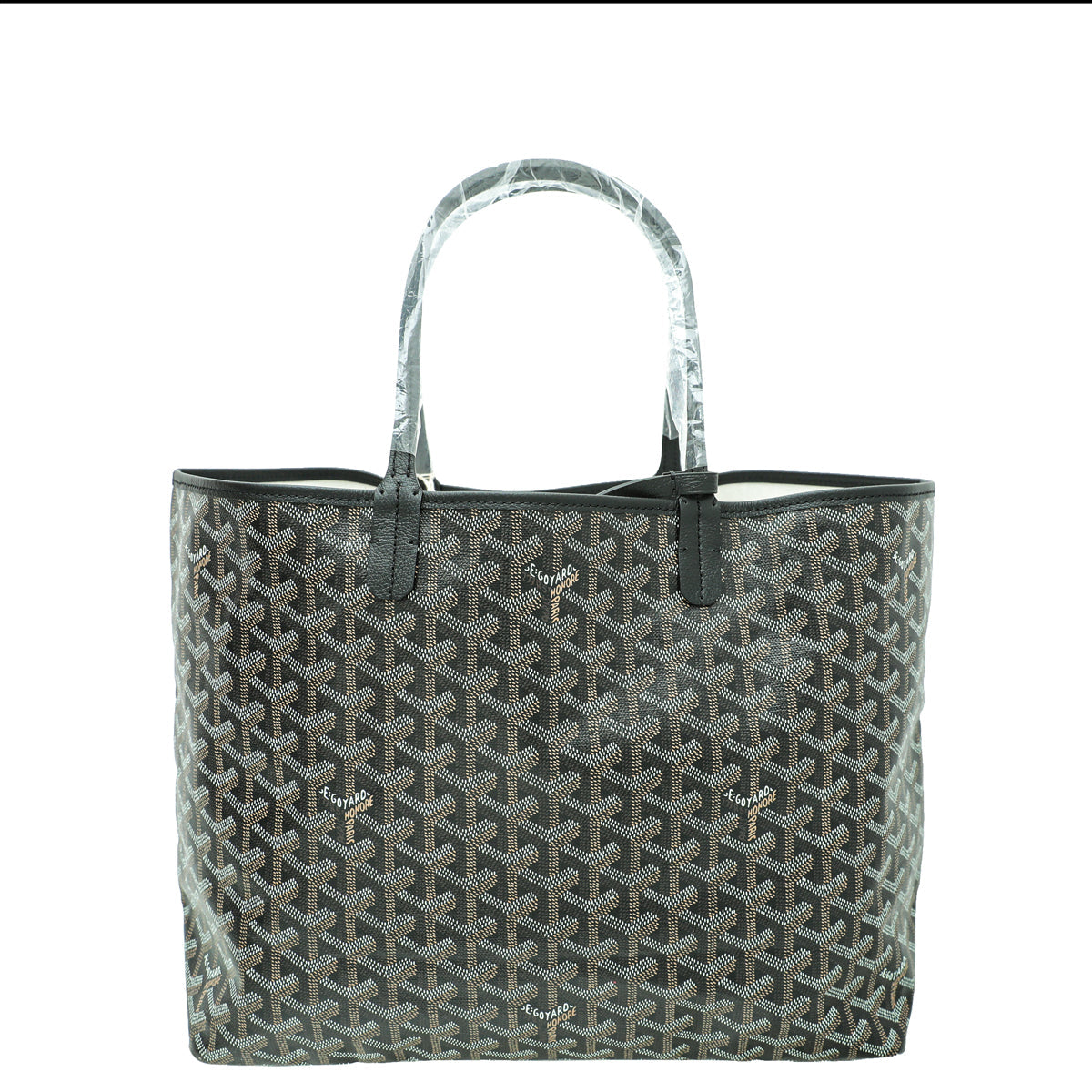 Goyard Black Goyardine Saint Louis PM Bag