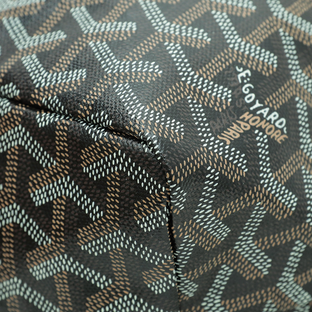 Goyard Black Goyardine Saint Louis PM Bag