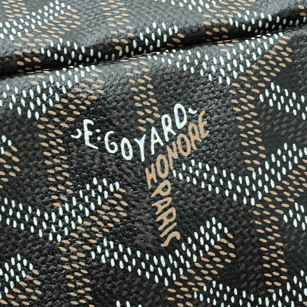 Goyard Black Goyardine Saint Louis PM Bag