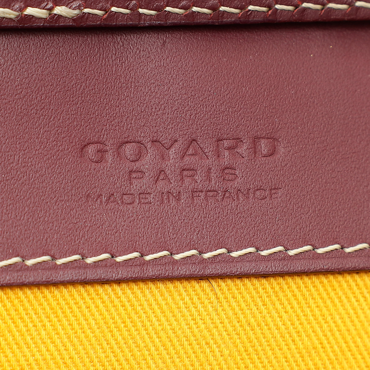 Goyard Burgundy Goyardine Monte Carlo PM Strap Clutch Bag