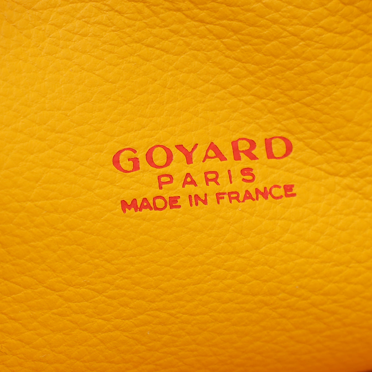 Goyard Yellow Reversible Mini Anjou Bag