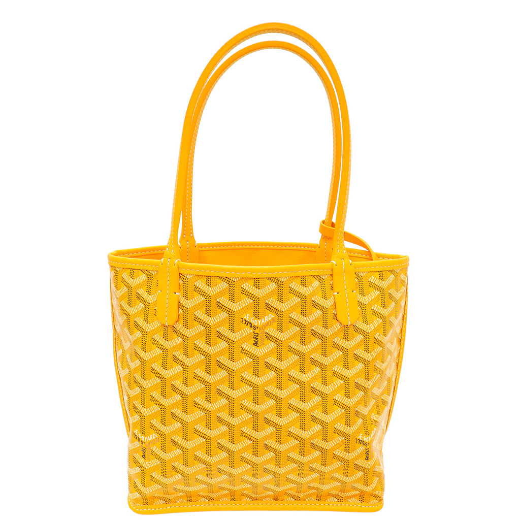Goyard Yellow Reversible Mini Anjou Bag