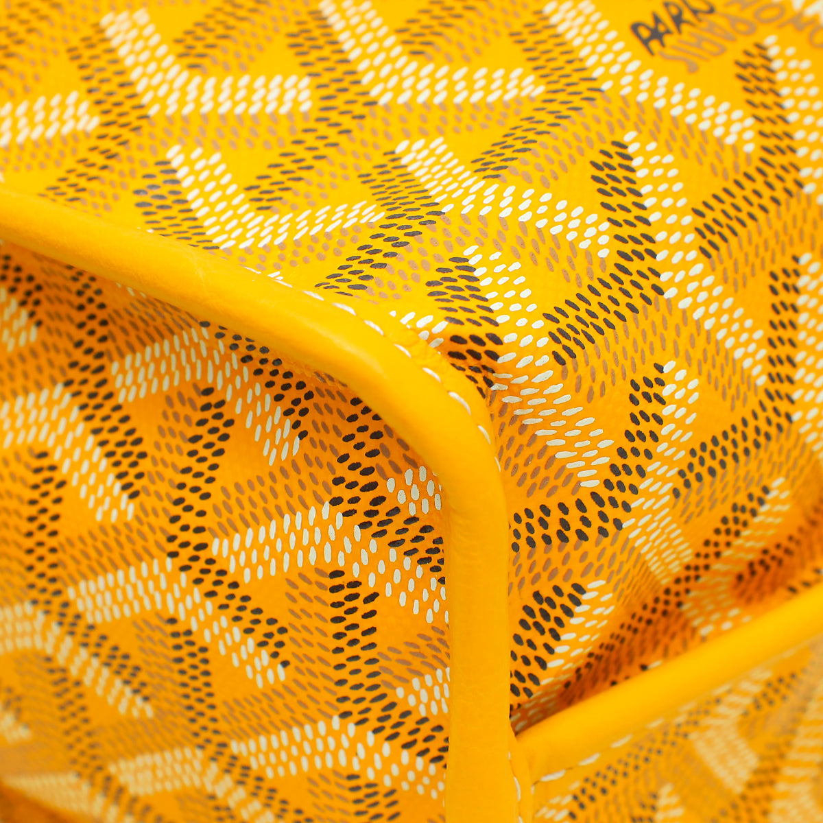 Goyard Yellow Reversible Mini Anjou Bag