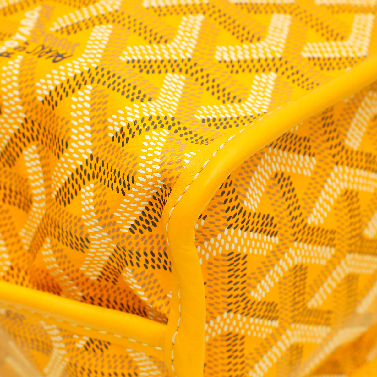 Goyard Yellow Reversible Mini Anjou Bag