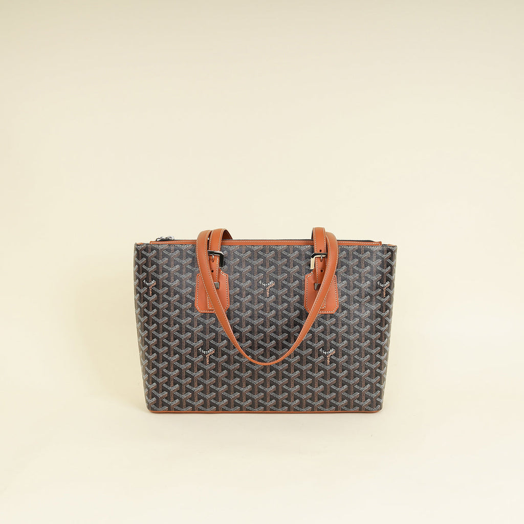 Goyard Bicolor Goyardine Okinawa PM Tote Bag