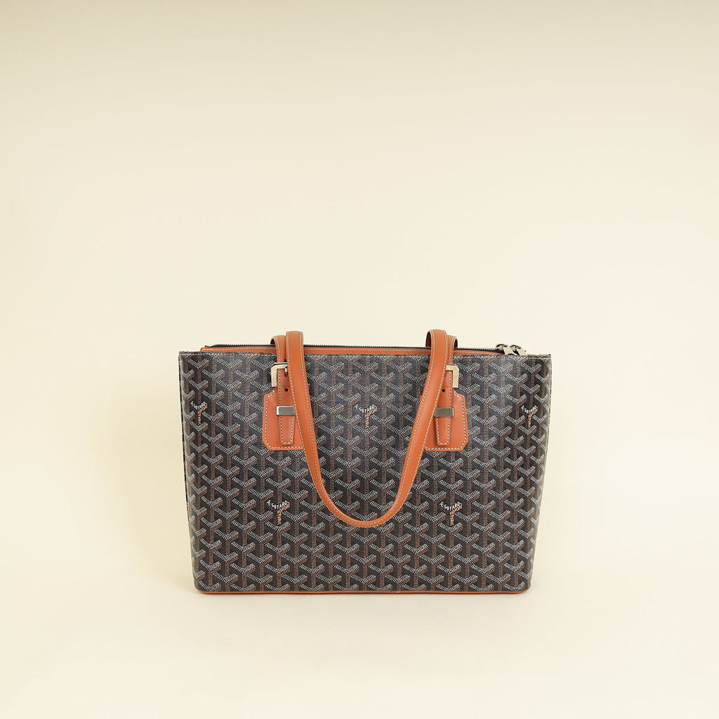 Goyard Bicolor Goyardine Okinawa PM Tote Bag