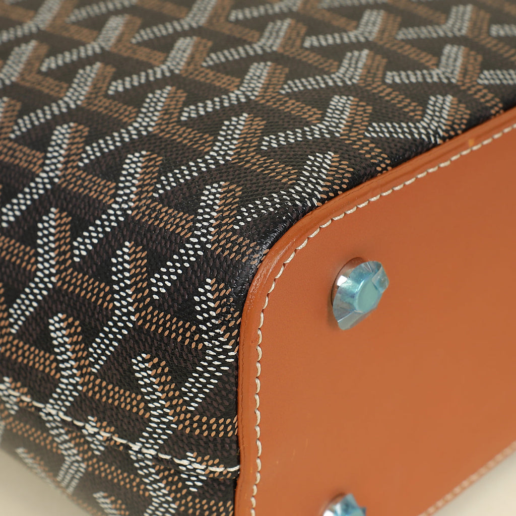 Goyard Bicolor Goyardine Okinawa PM Tote Bag