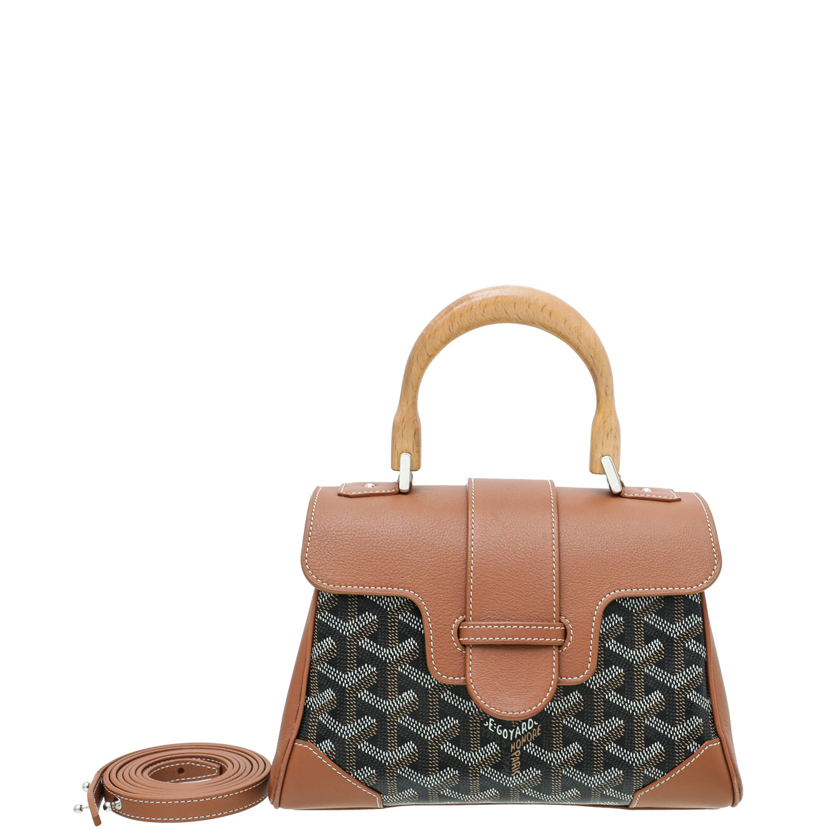 Goyard Bicolor Goyardine Saigon Souple Mini Bag
