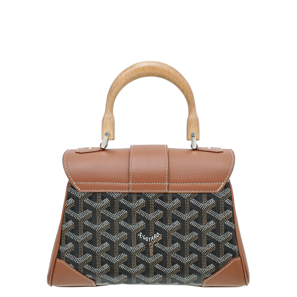 Goyard Bicolor Goyardine Saigon Souple Mini Bag