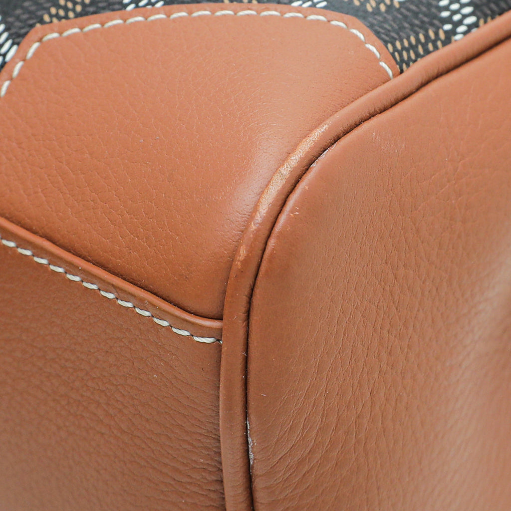 Goyard Bicolor Goyardine Saigon Souple Mini Bag