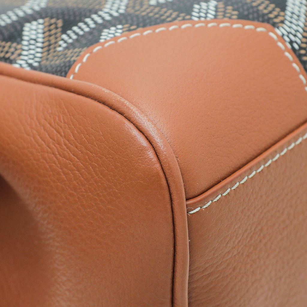Goyard Bicolor Goyardine Saigon Souple Mini Bag