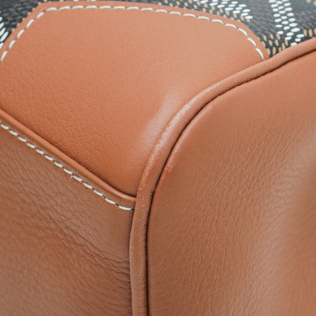 Goyard Bicolor Goyardine Saigon Souple Mini Bag