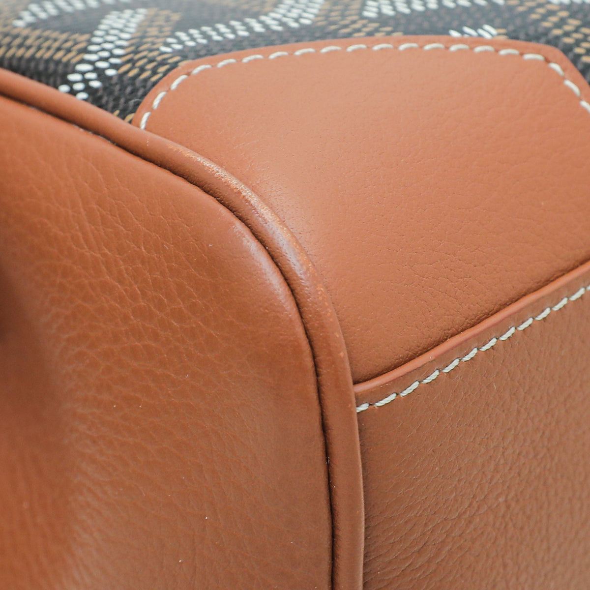 Goyard Bicolor Goyardine Saigon Souple Mini Bag