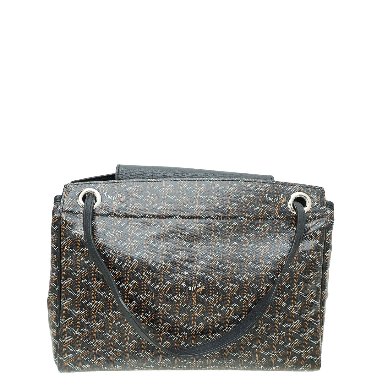 Goyard Black Goyardine Rouette Souple Tote Bag