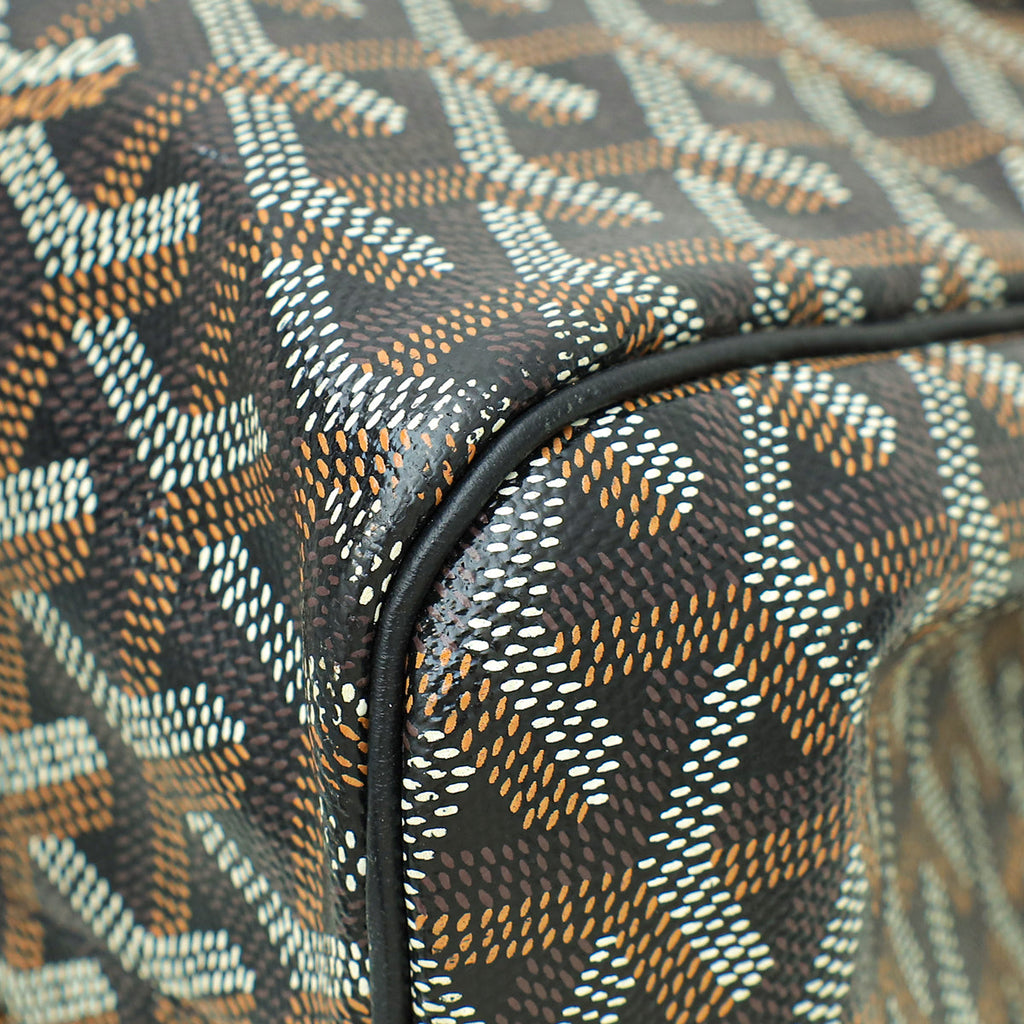 Goyard Black Goyardine Rouette Souple Tote Bag