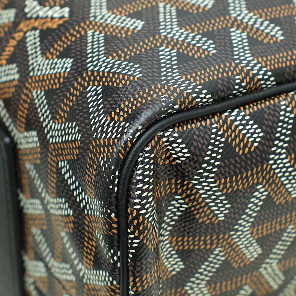 Goyard Black Goyardine Rouette Souple Tote Bag
