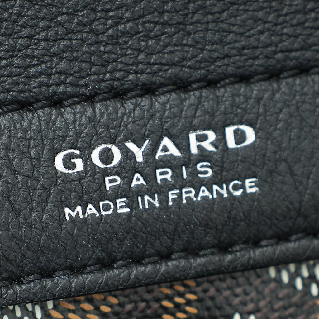 Goyard Black Goyardine Rouette Souple Tote Bag