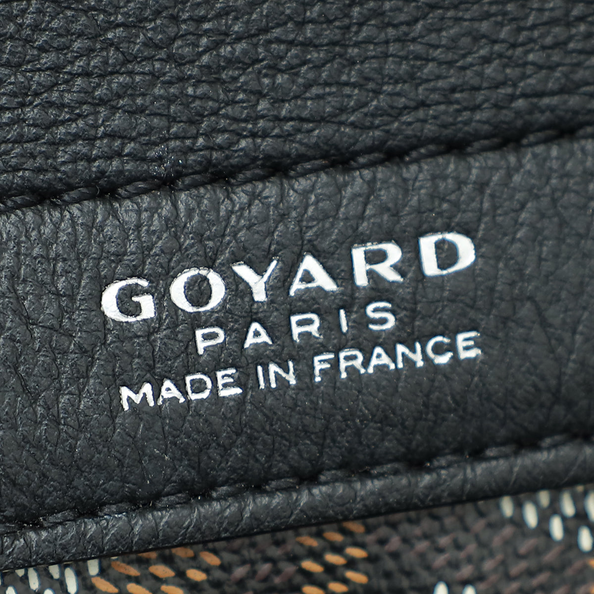 Goyard Black Goyardine Rouette Souple Tote Bag