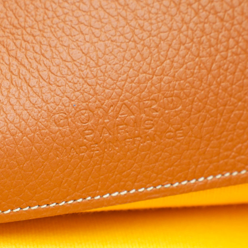 Goyard Bicolor Goyardine Senat MM Pouch