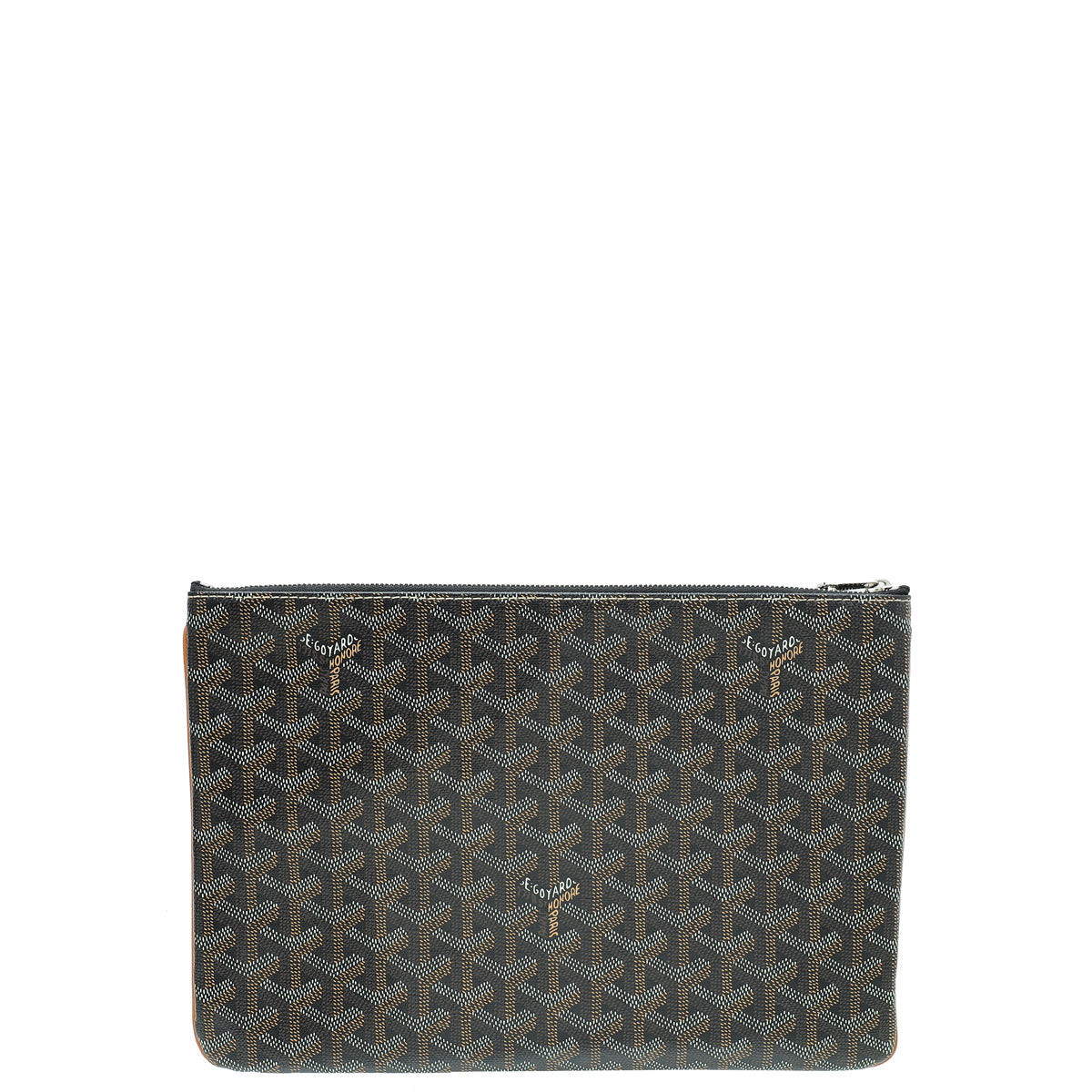 Goyard Bicolor Goyardine Senat MM Pouch