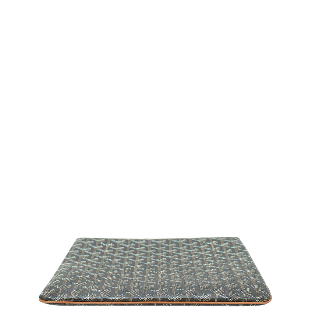Goyard Bicolor Goyardine Senat MM Pouch
