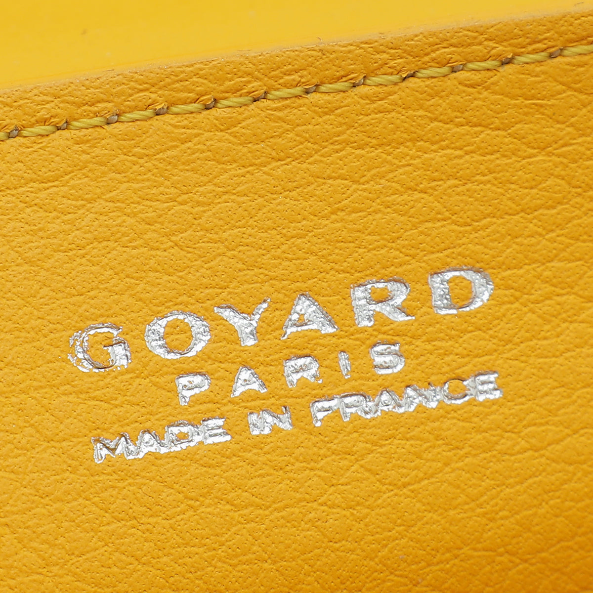 Goyard Yellow Goyardine Souple Saigon Mini Bag