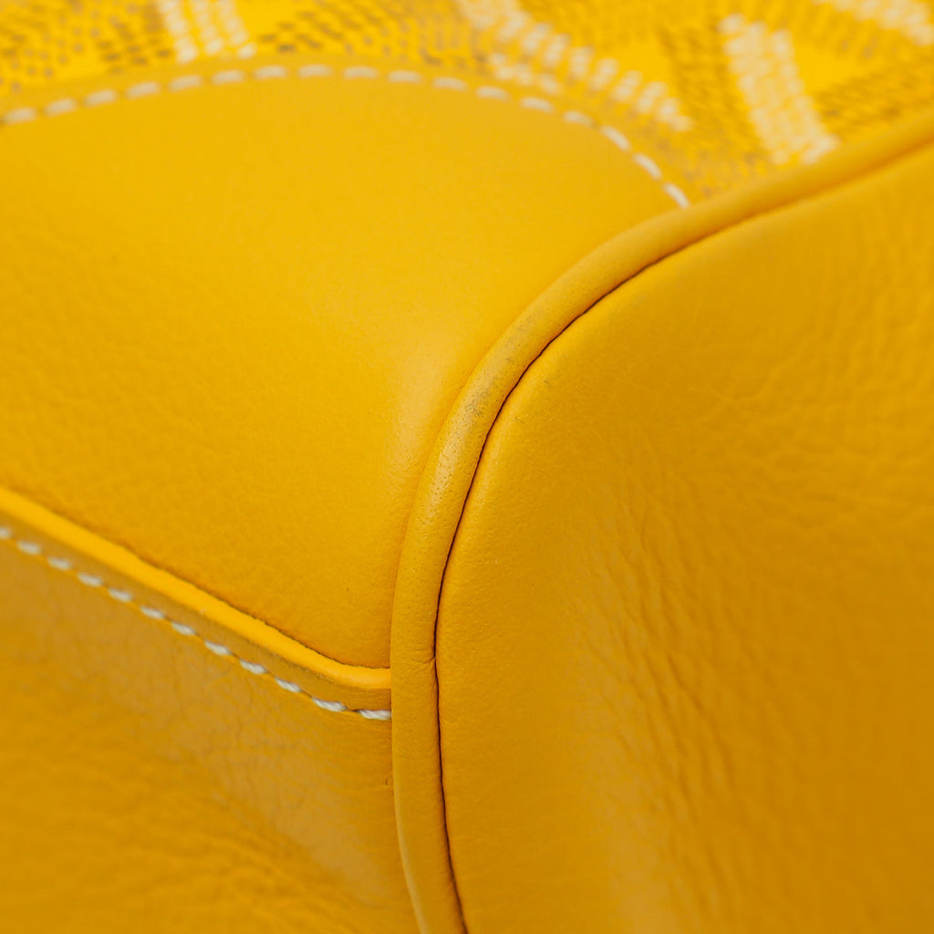 Goyard Yellow Goyardine Souple Saigon Mini Bag